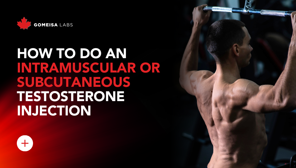 How to do an intramuscular or subcutaneous testosterone injection - Gomeisa Labs
