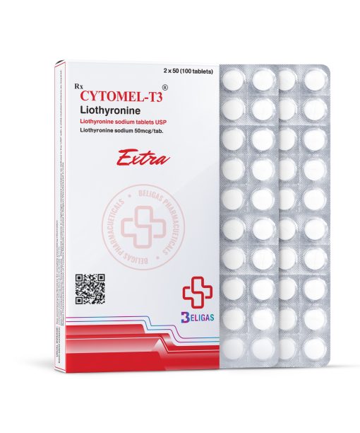Cytomel T3 50mcg 100 tabs - Beligas